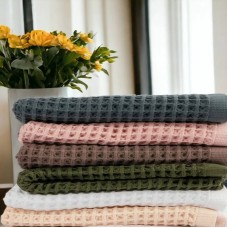 WAFFLE - Weave Cotton Bath Towel